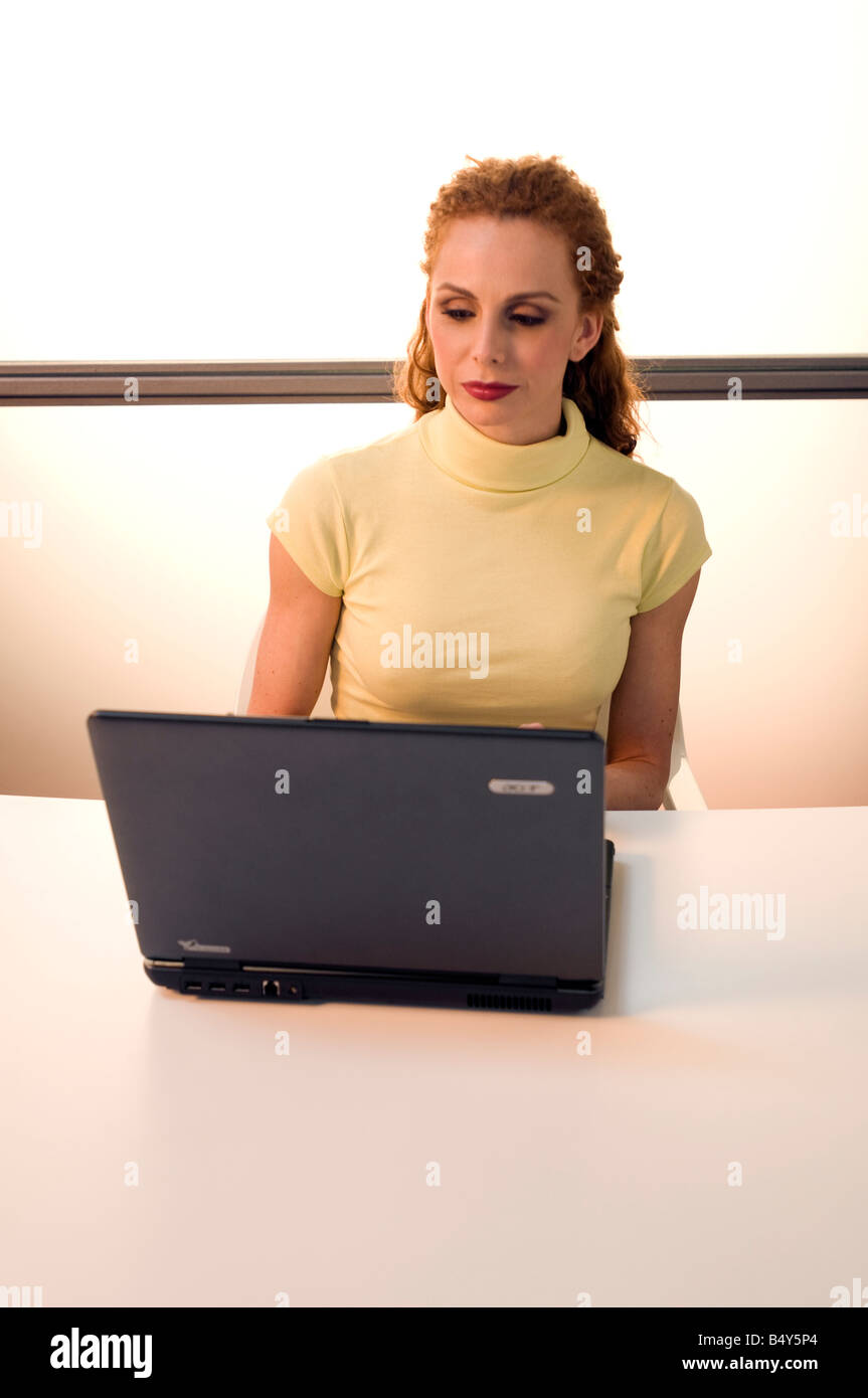 woman with notebook Stock Photo - Alamy