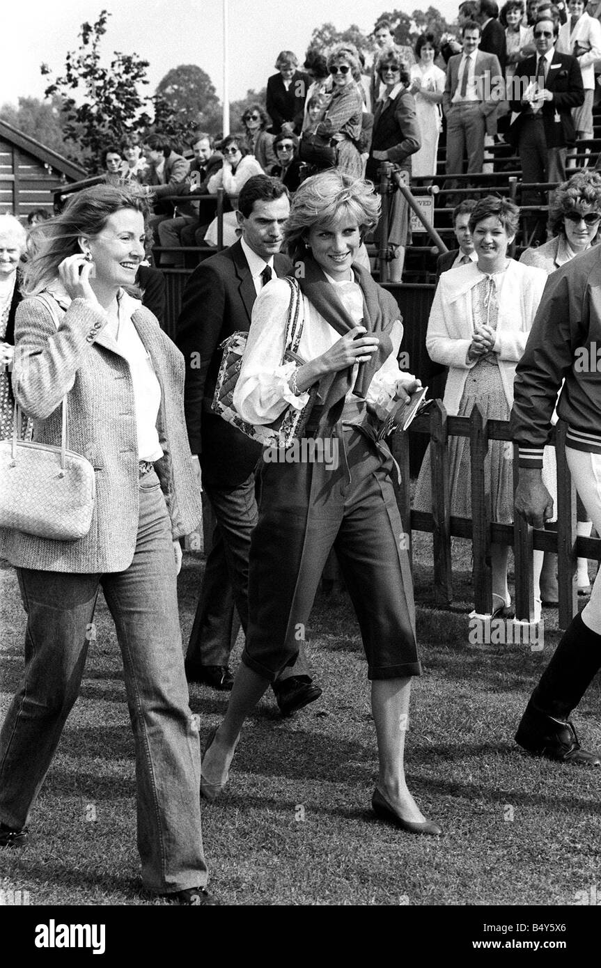 Princess diana polo Black and White Stock Photos & Images - Alamy