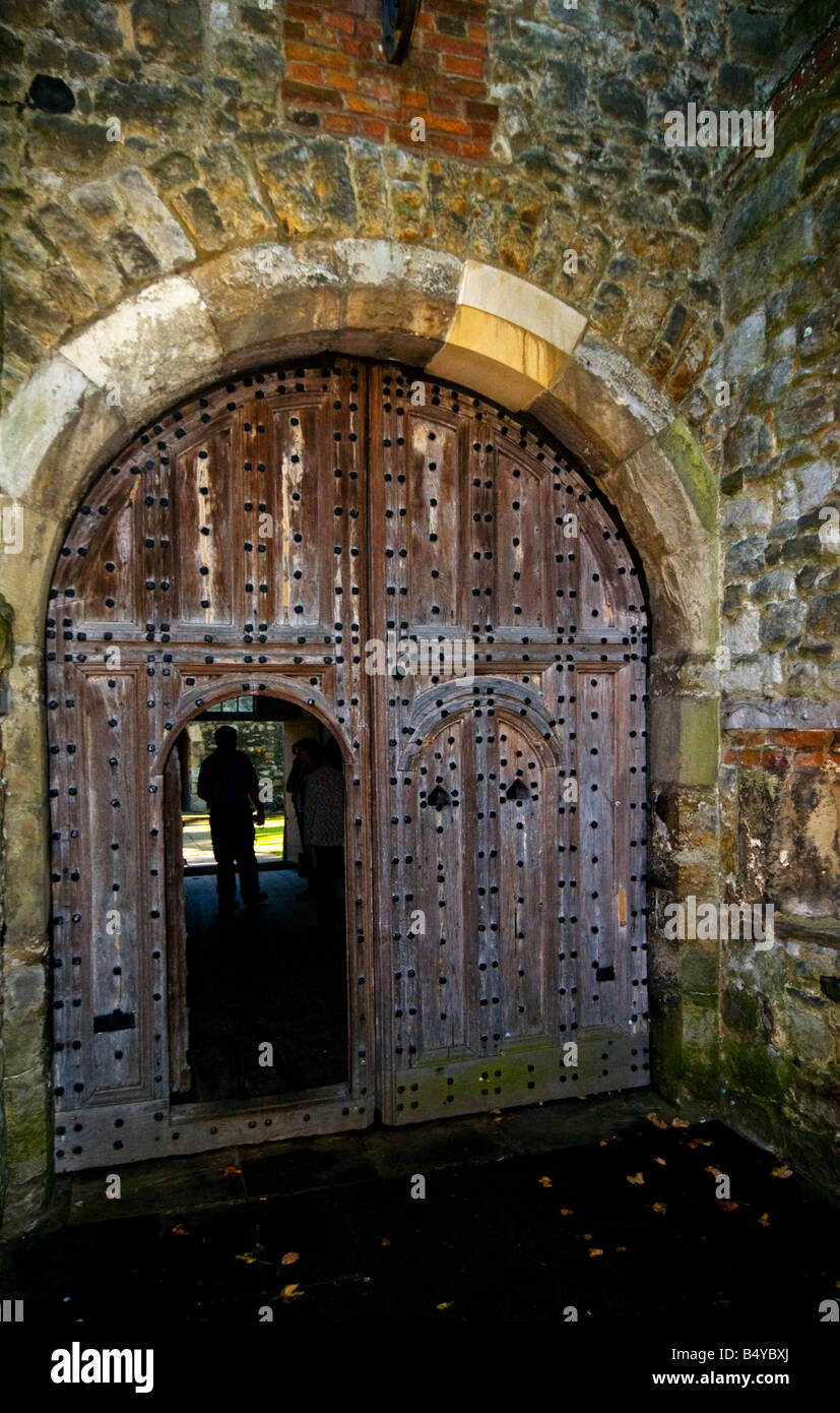 Doorway of the gatehouse of Upnor Castle in Kent Stock Photo Alamy