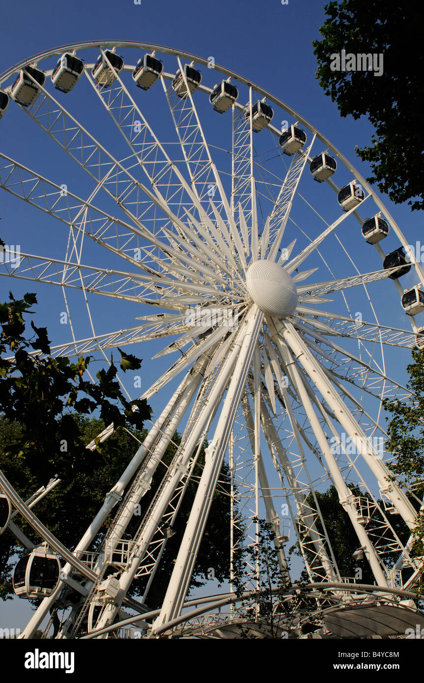 Funfair wheel of the World Tourist Attractions at Greenwich London Stock Photo