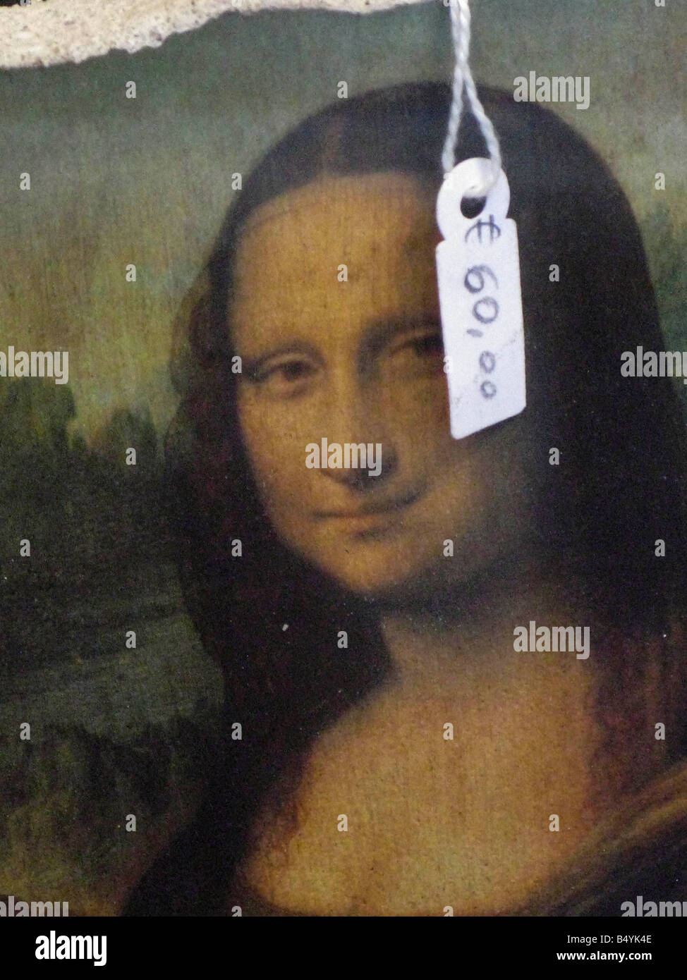 reproduction of mona lisa, price Stock Photo Alamy