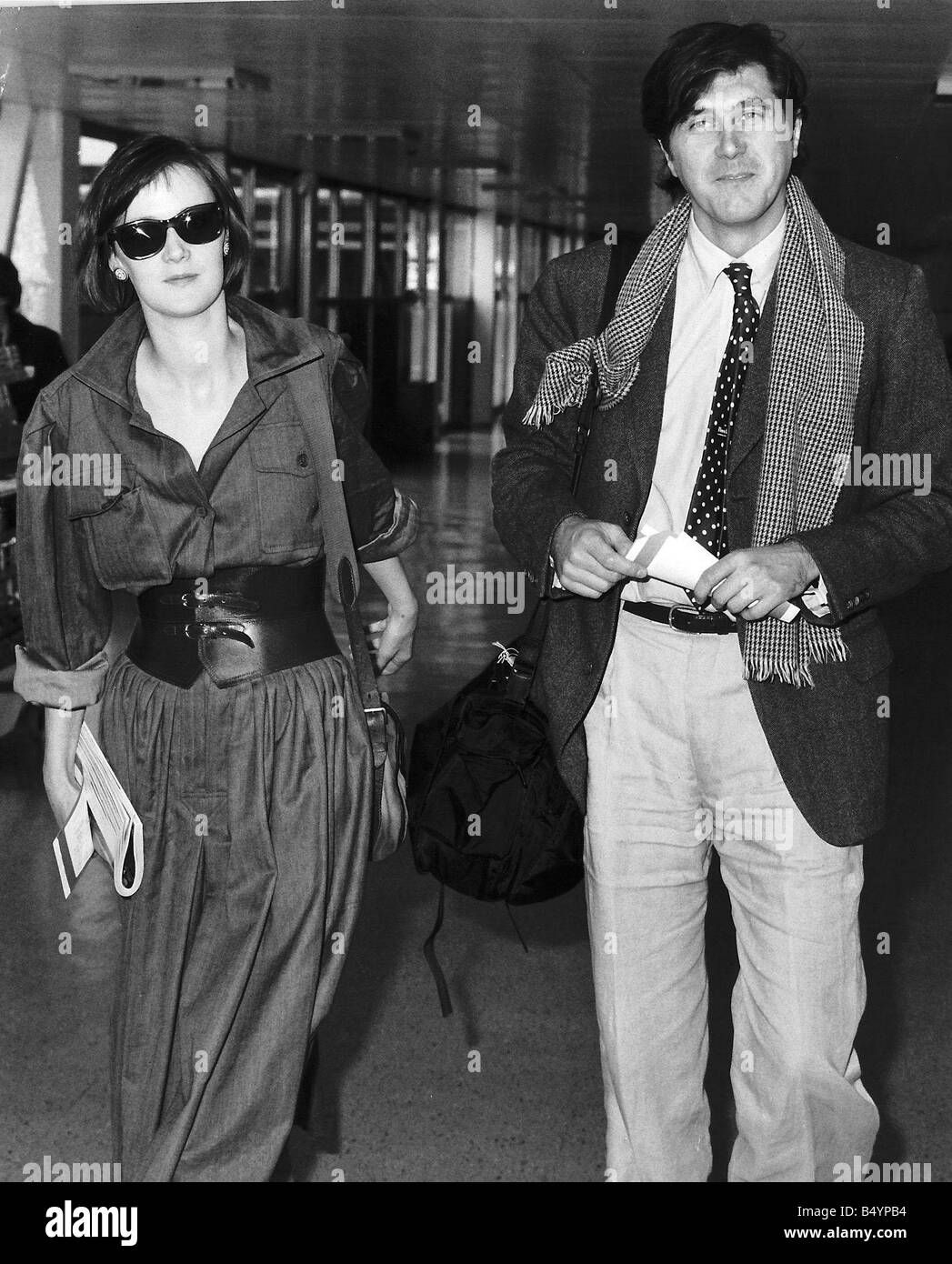 Bryan Ferry Pop Singer With Wife At Heathrow Airport gqmagazineusa ...