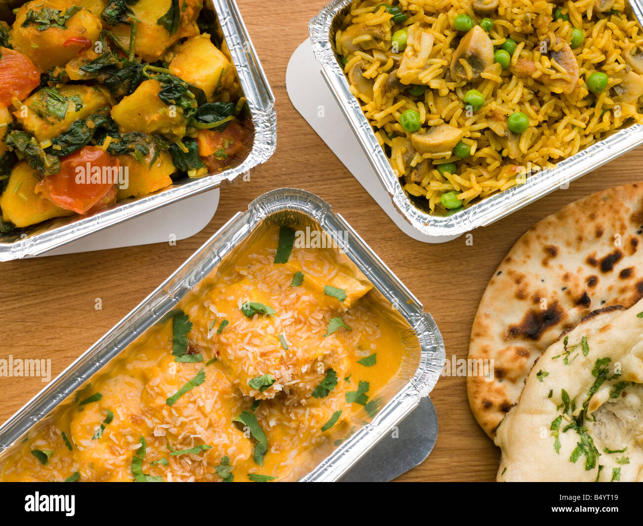 Indian Curry Takeaway Stock Photos & Indian Curry Takeaway Stock Images