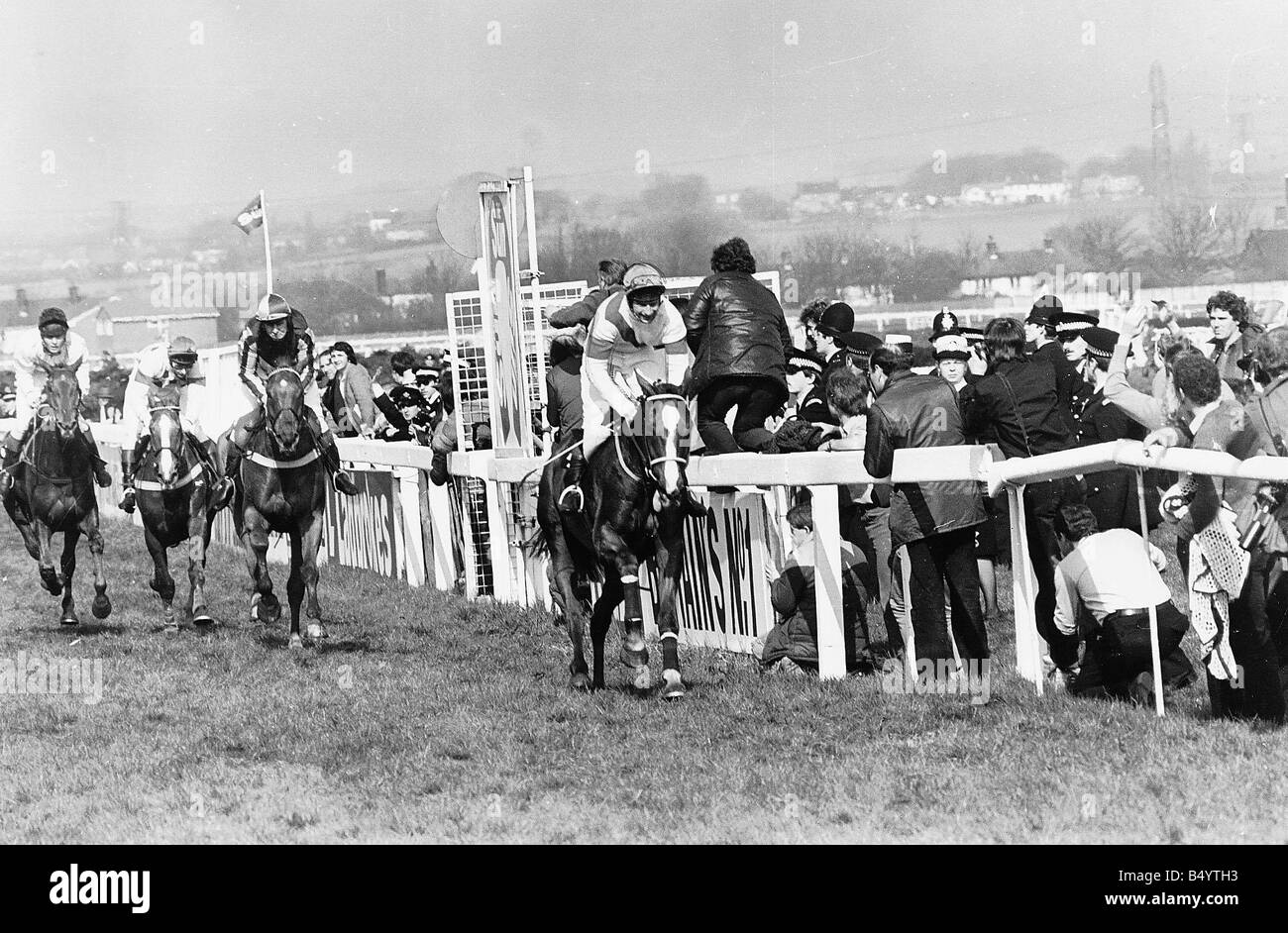 No46 Aldaniti with Bob Champion wins the 1981 Grand National at Aintree 6th April 1981 Owners Nick Embiricos Althea Gifford Trainer Josh Gifford Jockey Bob Champion Record jumps 8 wins from 26 starts Career highlights Won 1981 Whitbread Trial Chase Grand National 2nd 1979 Scottish Grand National 3rd 1977 Hennessy Cognac Gold Cup 1979 Cheltenham Gold Cup Mirrorpix Stock Photo