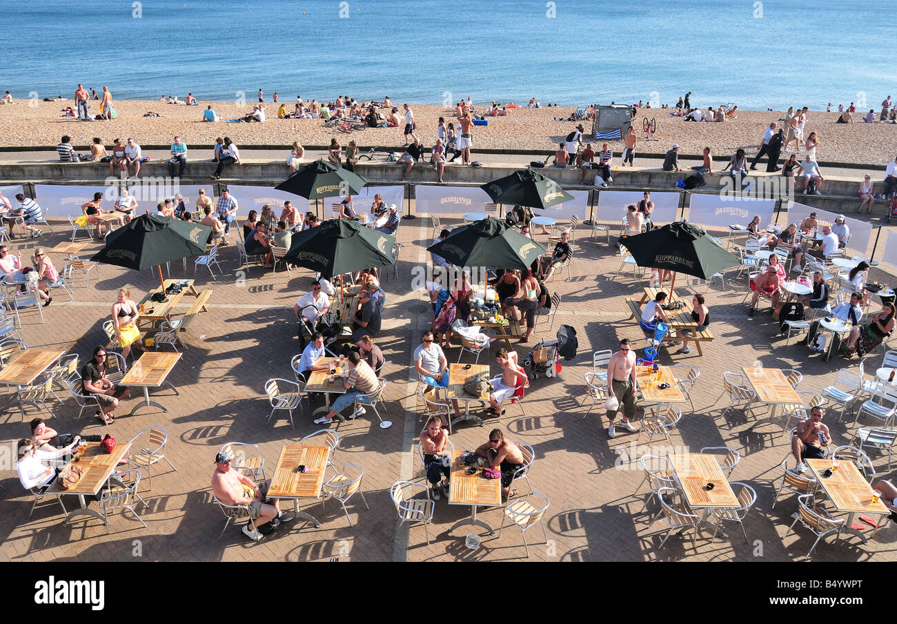 Brighton seafront bars hires stock photography and images Alamy