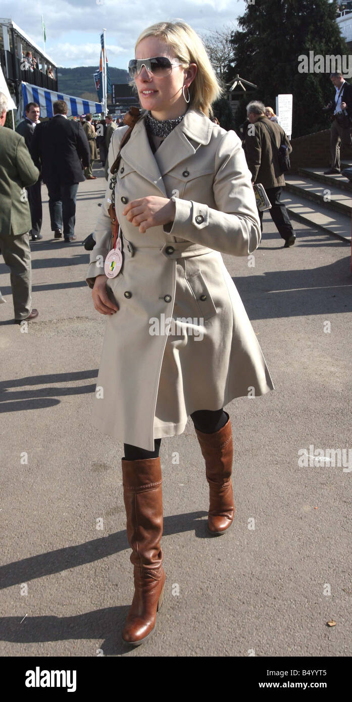 Prince William and Kate Middleton William Kate at Cheltenham 13th March 2007 Stock Photo