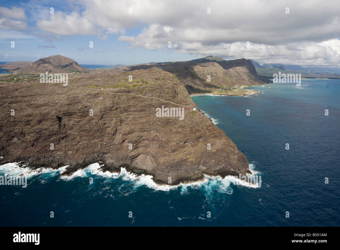 Makapuu Lighthouse Oahu Hawaii Stock Photo Alamy