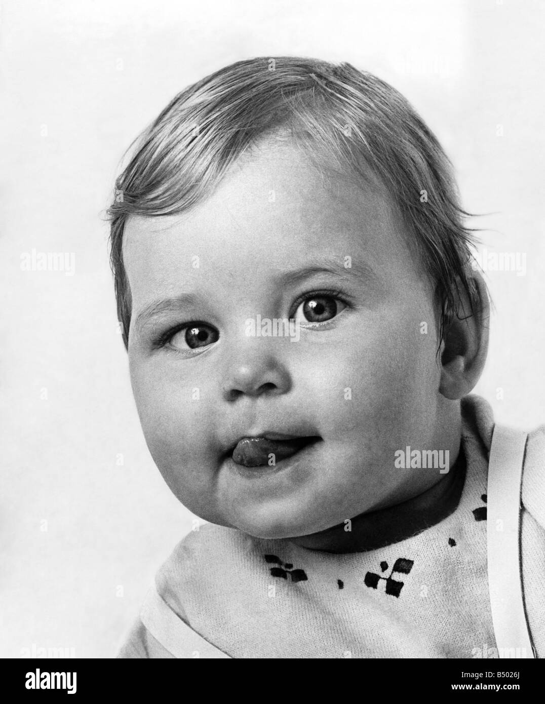 Children Expressions. February 1973 P000329 Stock Photo