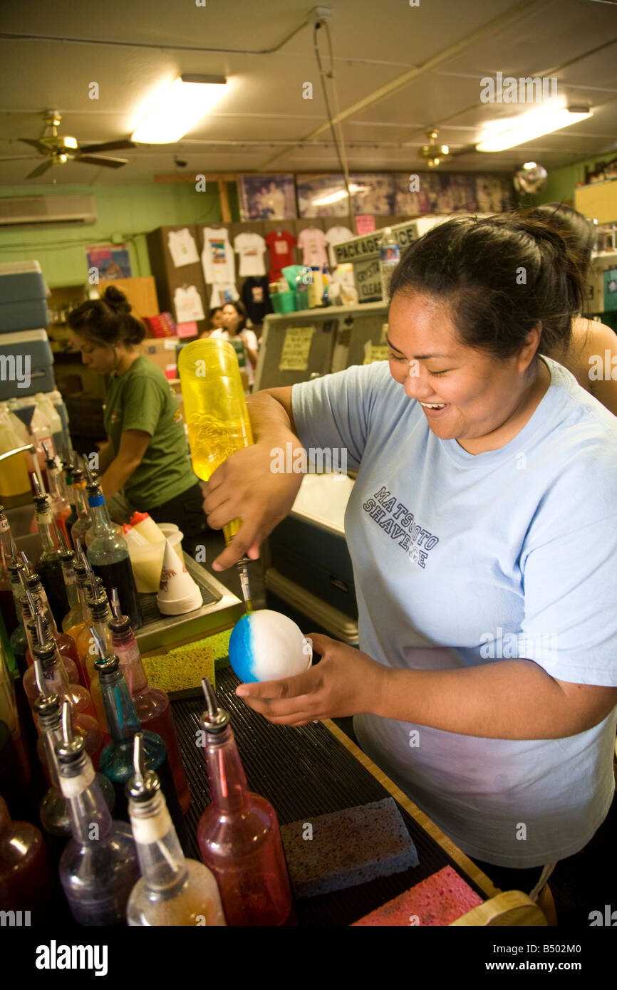 Matsumoto s Shave Ice Haleiwa Oahu Hawaii Stock Photo Alamy