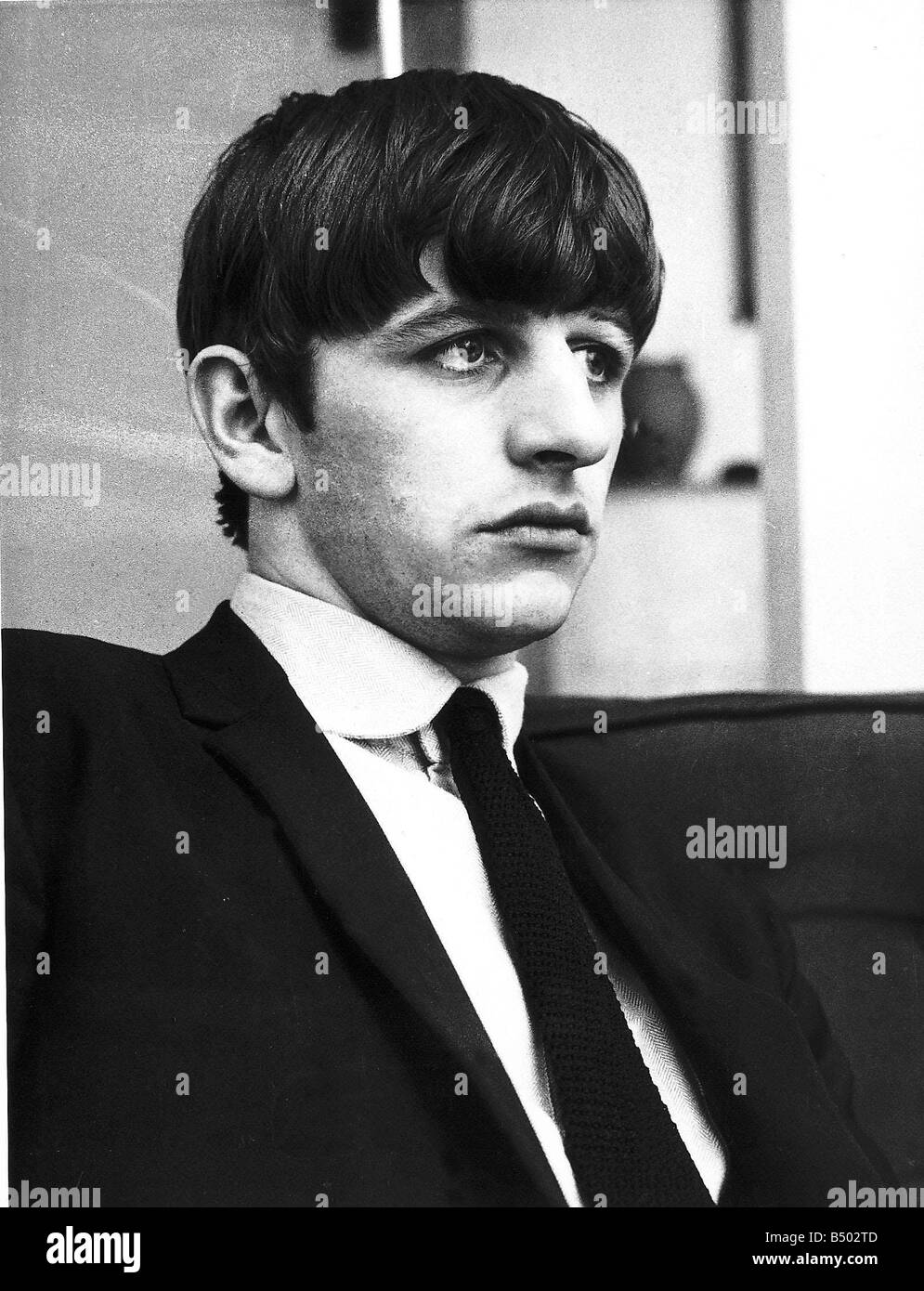 Ringo Starr drummer with the Beatles in 1963 Stock Photo Alamy