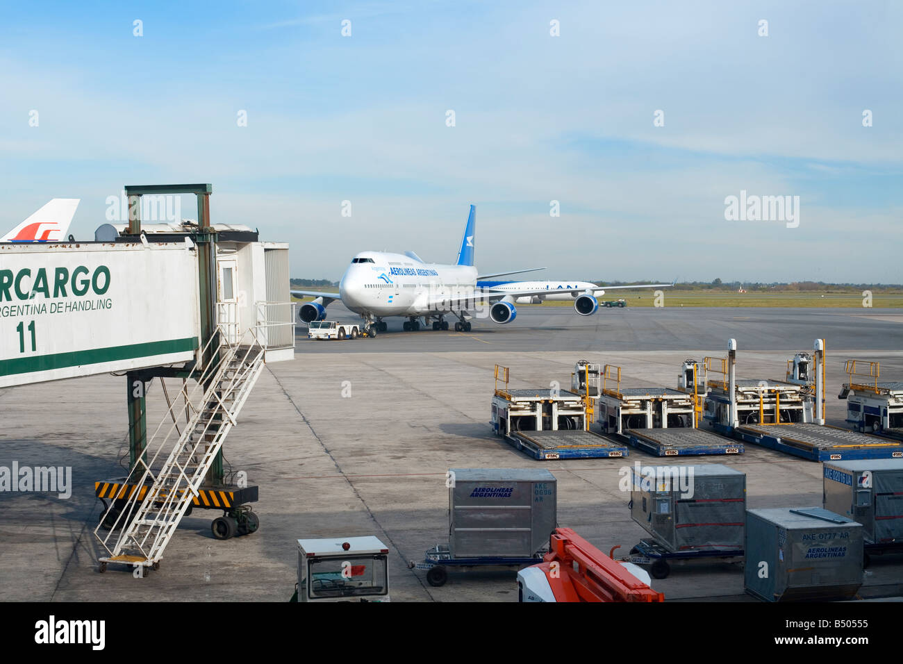 Ezeiza airport operation Buenos Aires Argentina Stock Photo