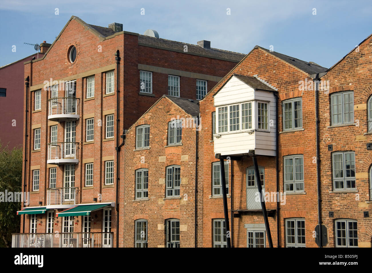 Waterfront apartments Leeds Yorkshire UK Stock Photo Alamy