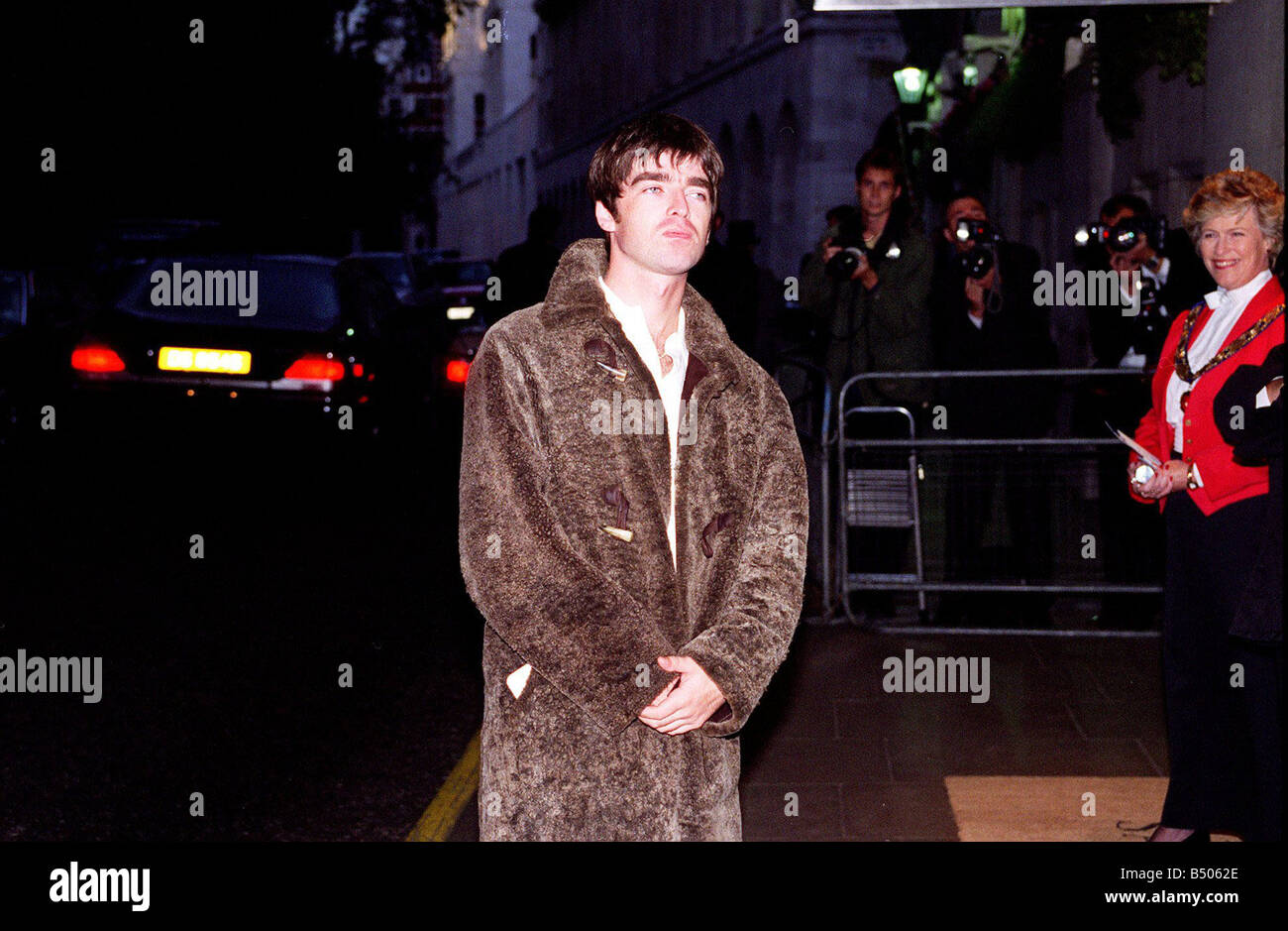 Noel Gallagher lead singer of the pop group Oasis arriving for the Mercury awards in London Stock Photo