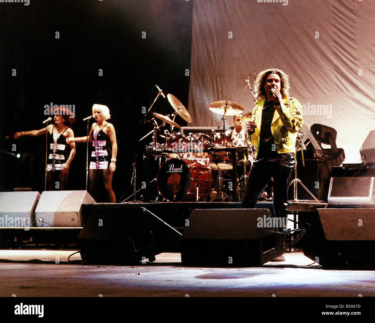 Duran Duran In Concert Pop Group Stock Photo Alamy