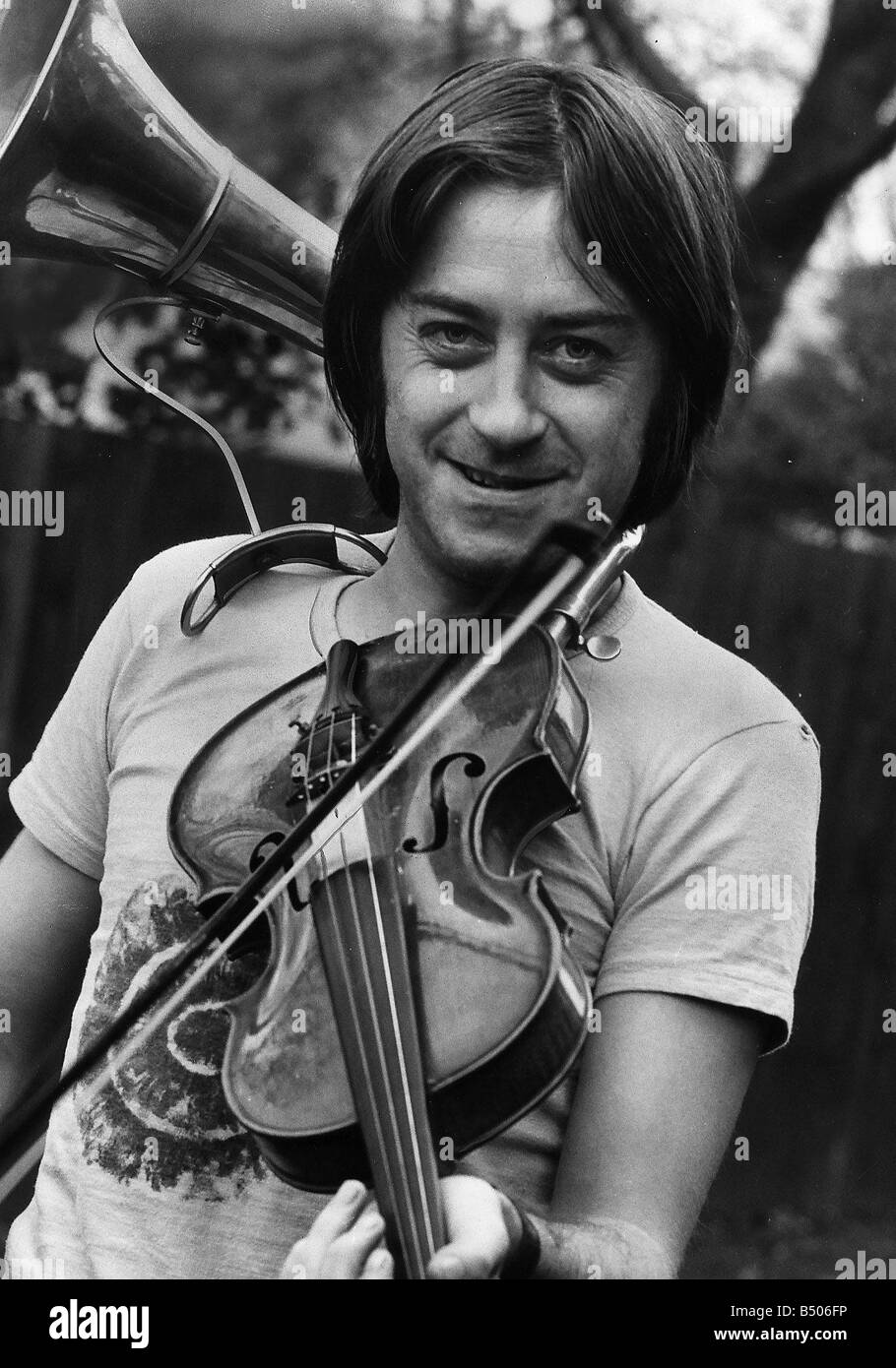 Dave Swarbrick of Fairport Convention band Stock Photo