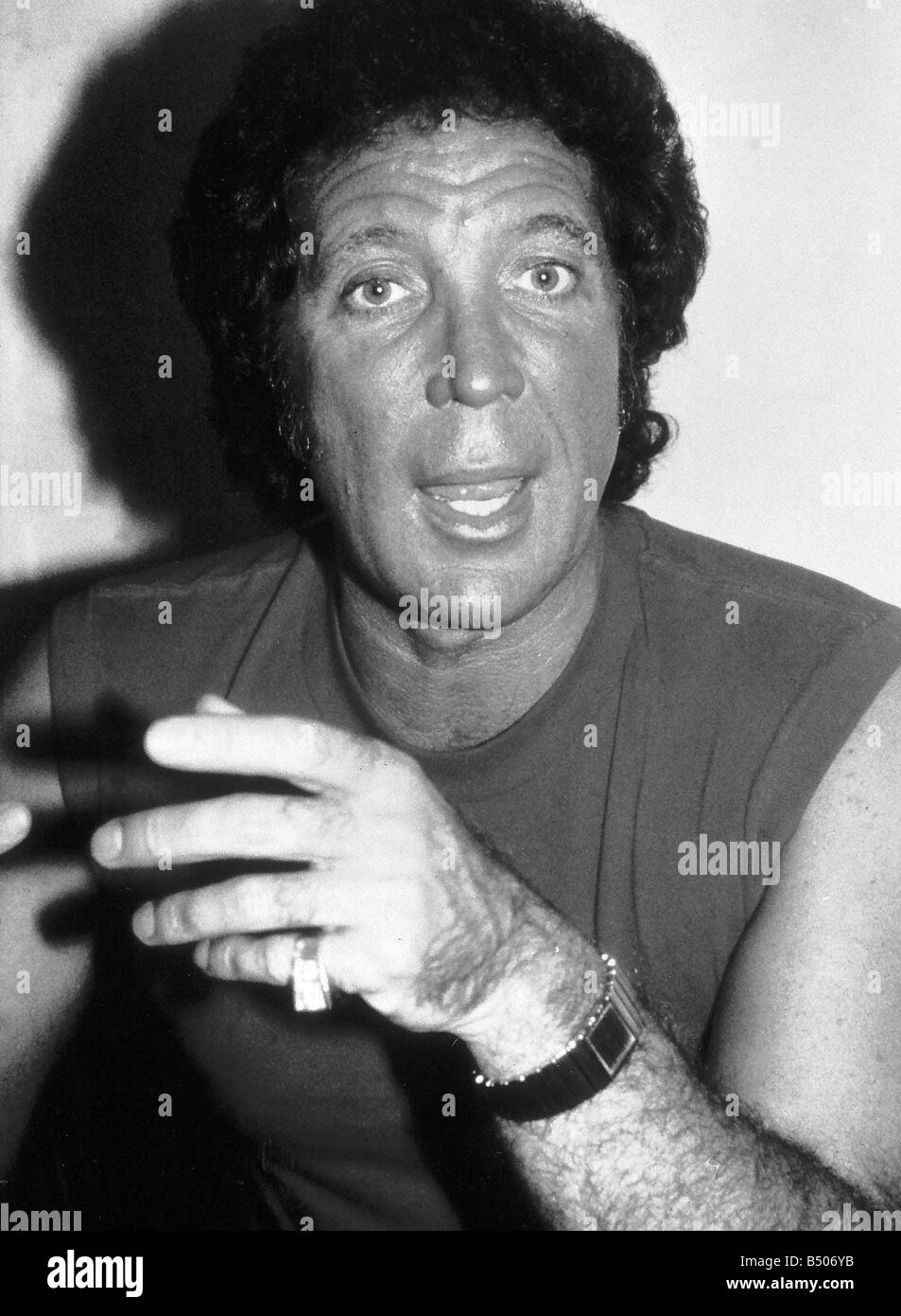Tom Jones the singer Stock Photo Alamy