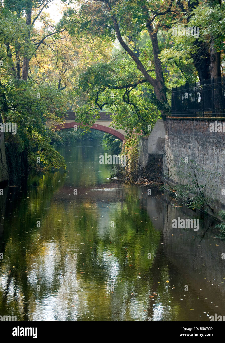 Quietness in Prague Off the Beaten Track FOR EDITORIAL USE ONLY Stock Photo