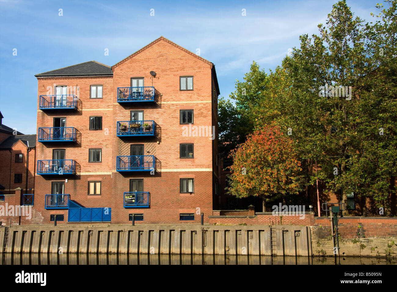Waterfront apartments Leeds Yorkshire UK Stock Photo Alamy