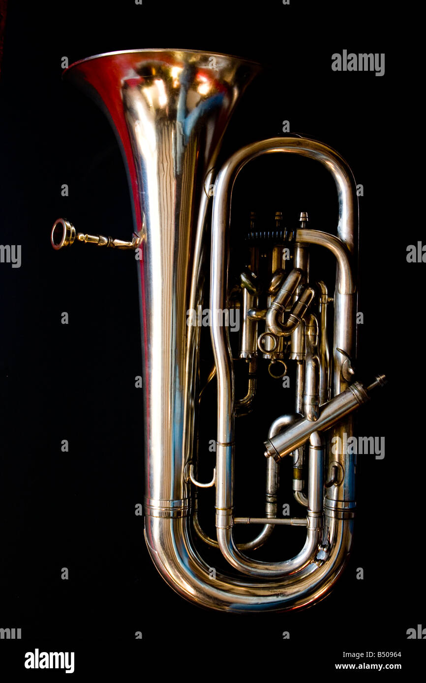 The euphonium is pitched in concert b flat hi res stock