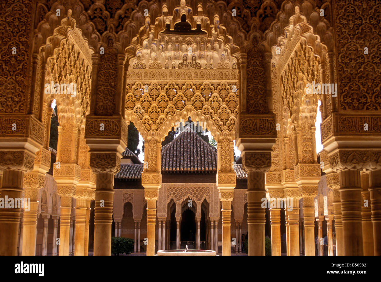 Interior Of Alhambra, Granada Stock Photo 186120870 - Megapixl