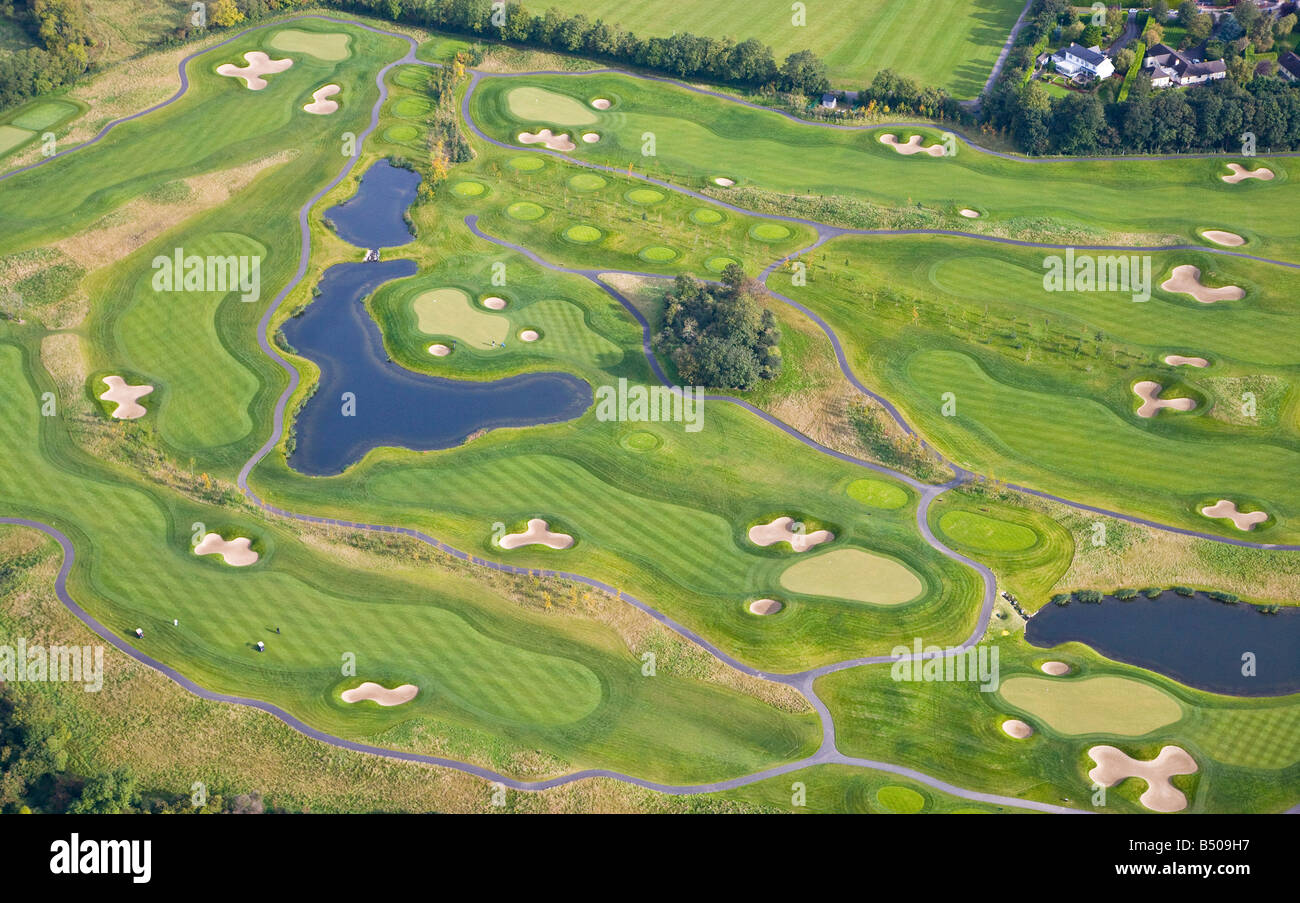 Golf course aerial view hi res stock photography and images Alamy