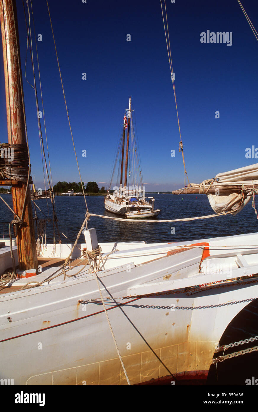 St Michaels Maryland, Indigenous oyster boats known as skipjacks on