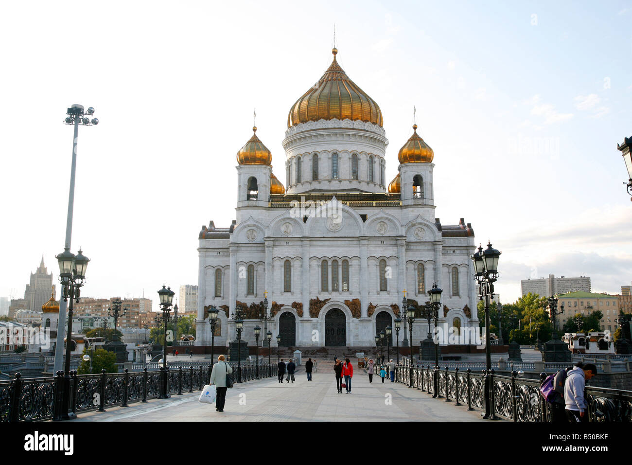 Sep 2008 - Cathedral of Christ the Saviour Moscow Russia Stock Photo