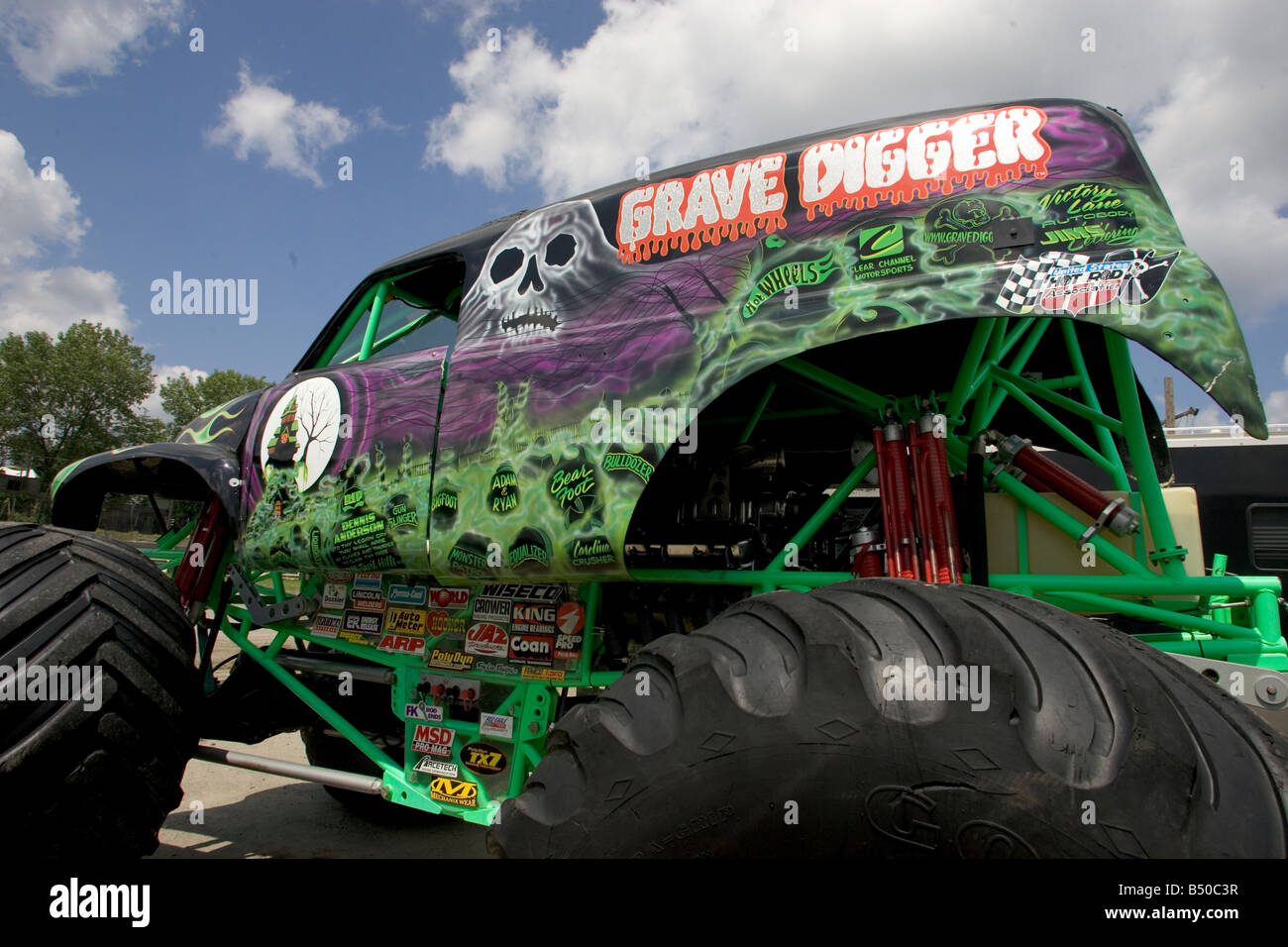 MONSTER TRUCK Grave Digger prior to the Monster Truck Challenge at the Orange County NY Fair