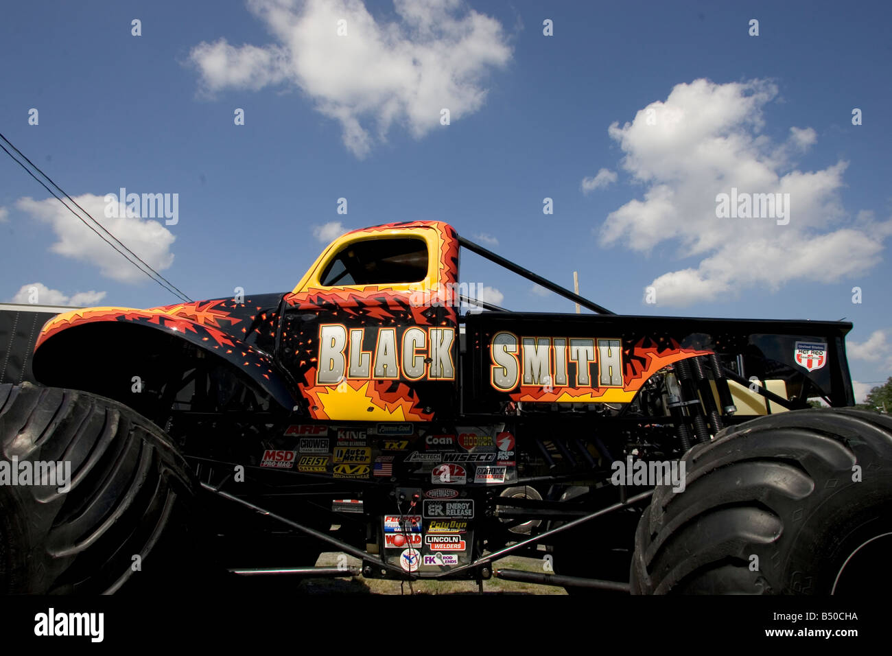 MONSTER TRUCK Black Smith prior to the Monster Truck Challenge at the
