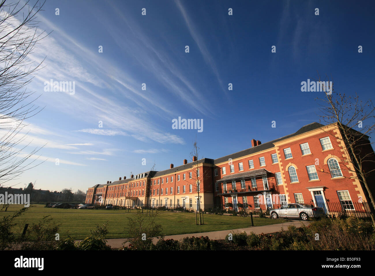 Kensington Oval on Darwin Park In Lichfield Staffordshire Stock Photo
