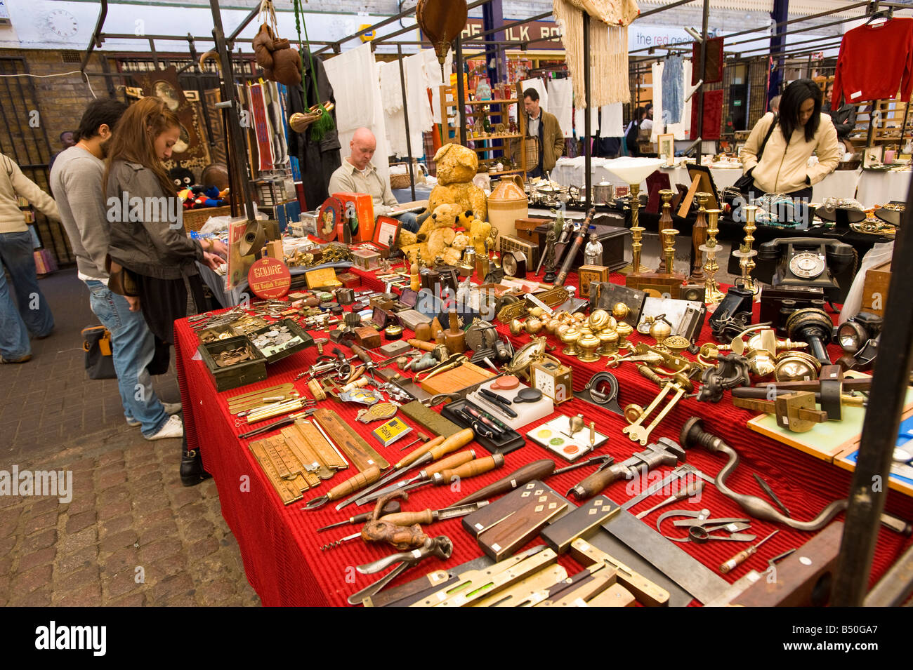 Antique Market Greenwich SE10 London United Kingdom Stock Photo Alamy