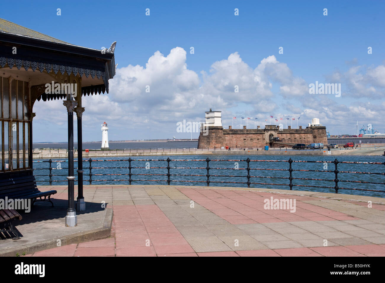 Promenade at New Brighton, Wirral Stock Photo Alamy