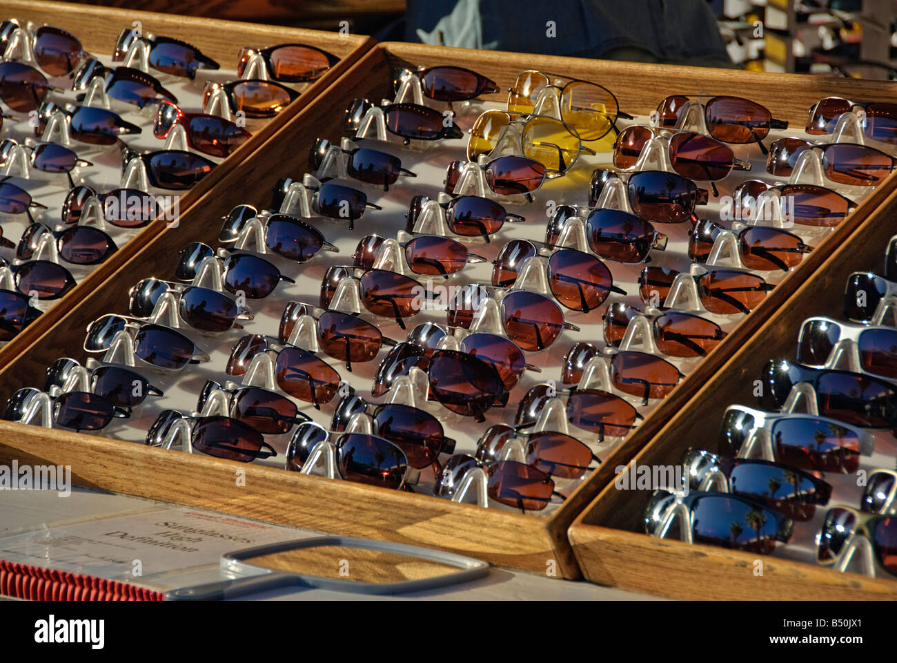 Harley-Davidson motorcycle glasses American Heat Palm Springs CA Motorcycle & Hot Rod Weekend Stock Photo