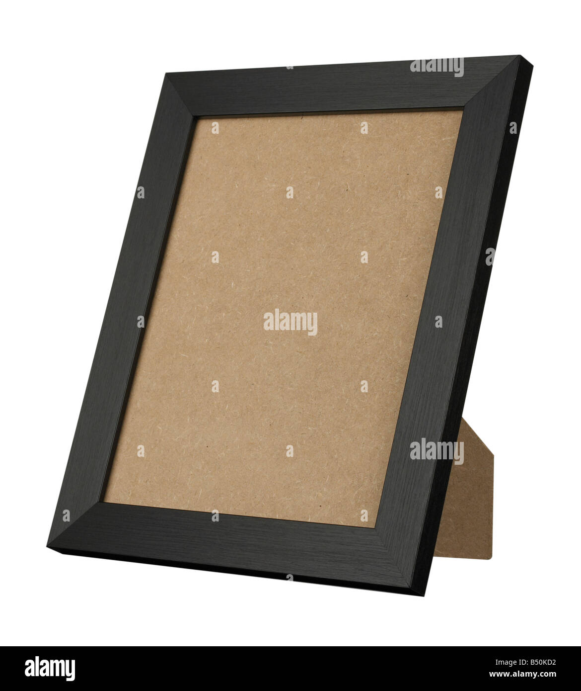 PICTURE FRAME BLACK WOOD STAND STANDING Stock Photo Alamy