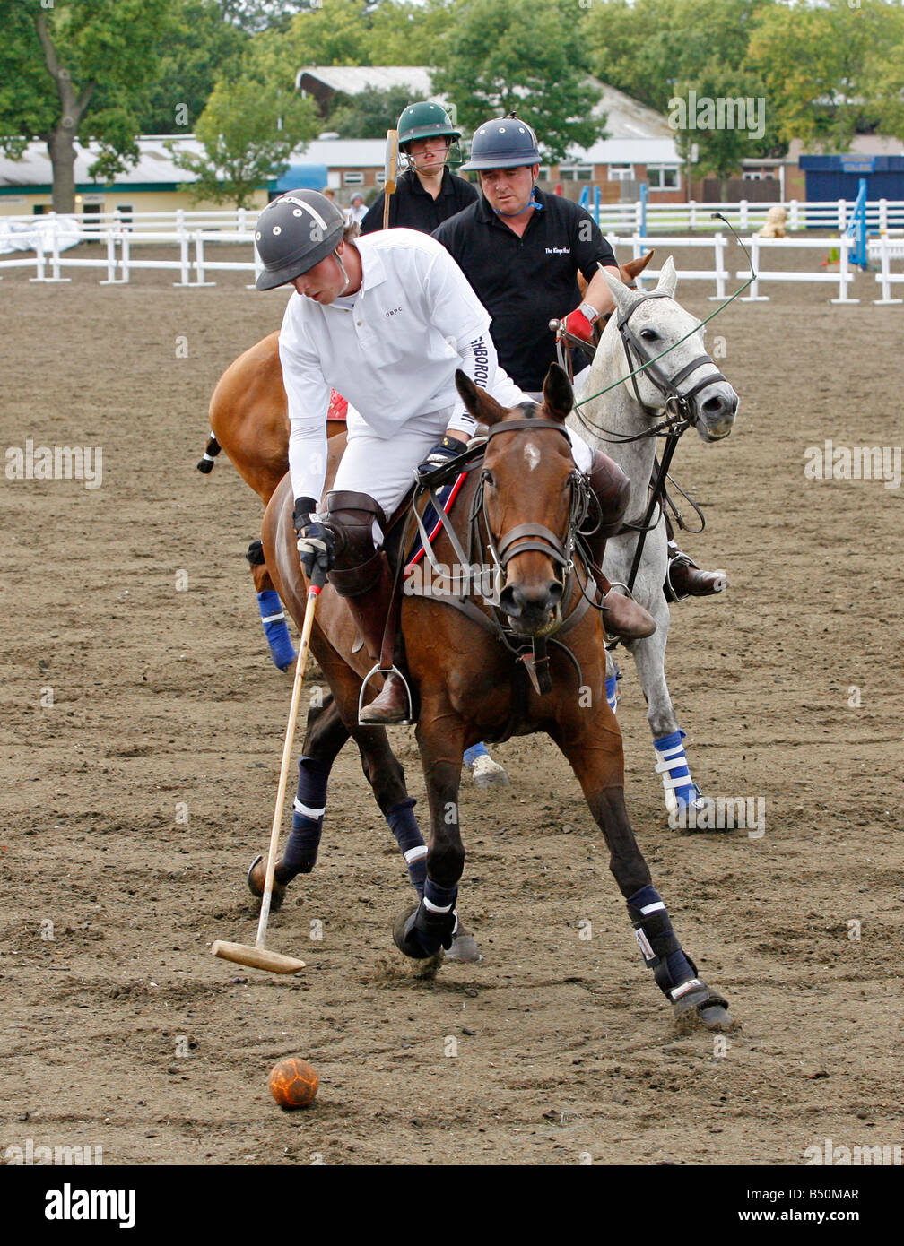Polo match Stock Photo Alamy