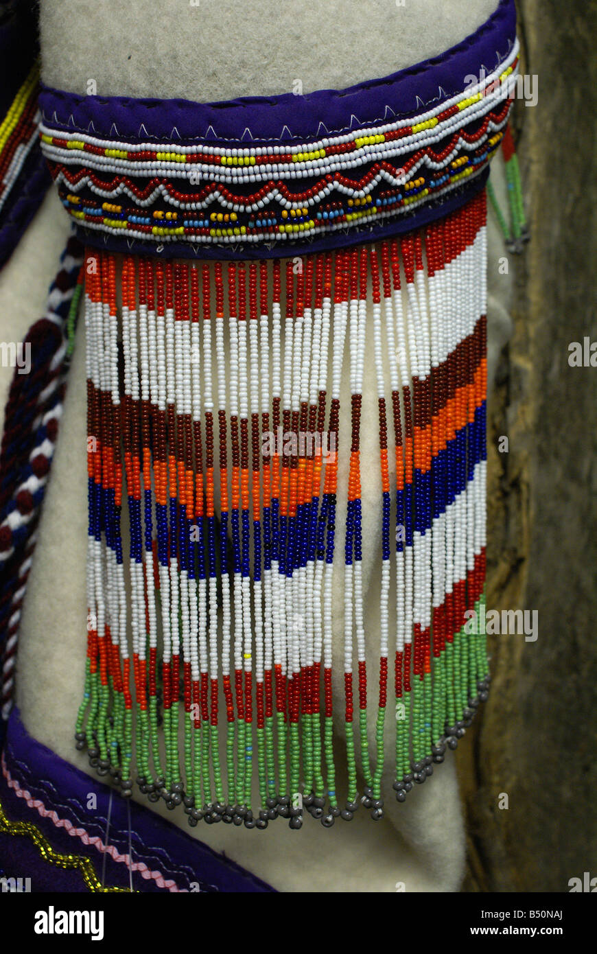 aboriginal beadwork Churchill Manitoba Stock Photo Alamy