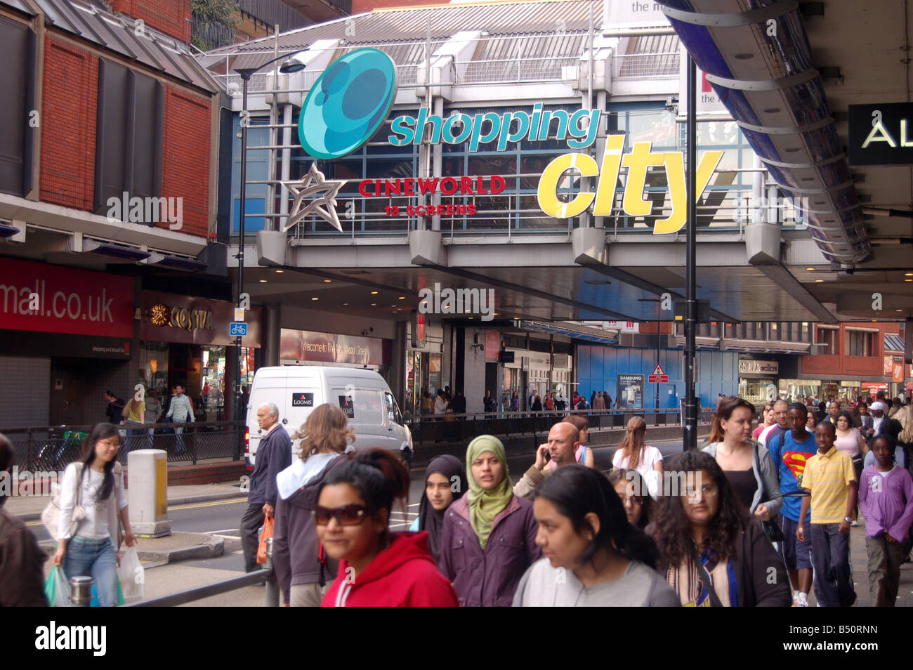 The Shopping City shopping mall overlooking Woodgreen High Street