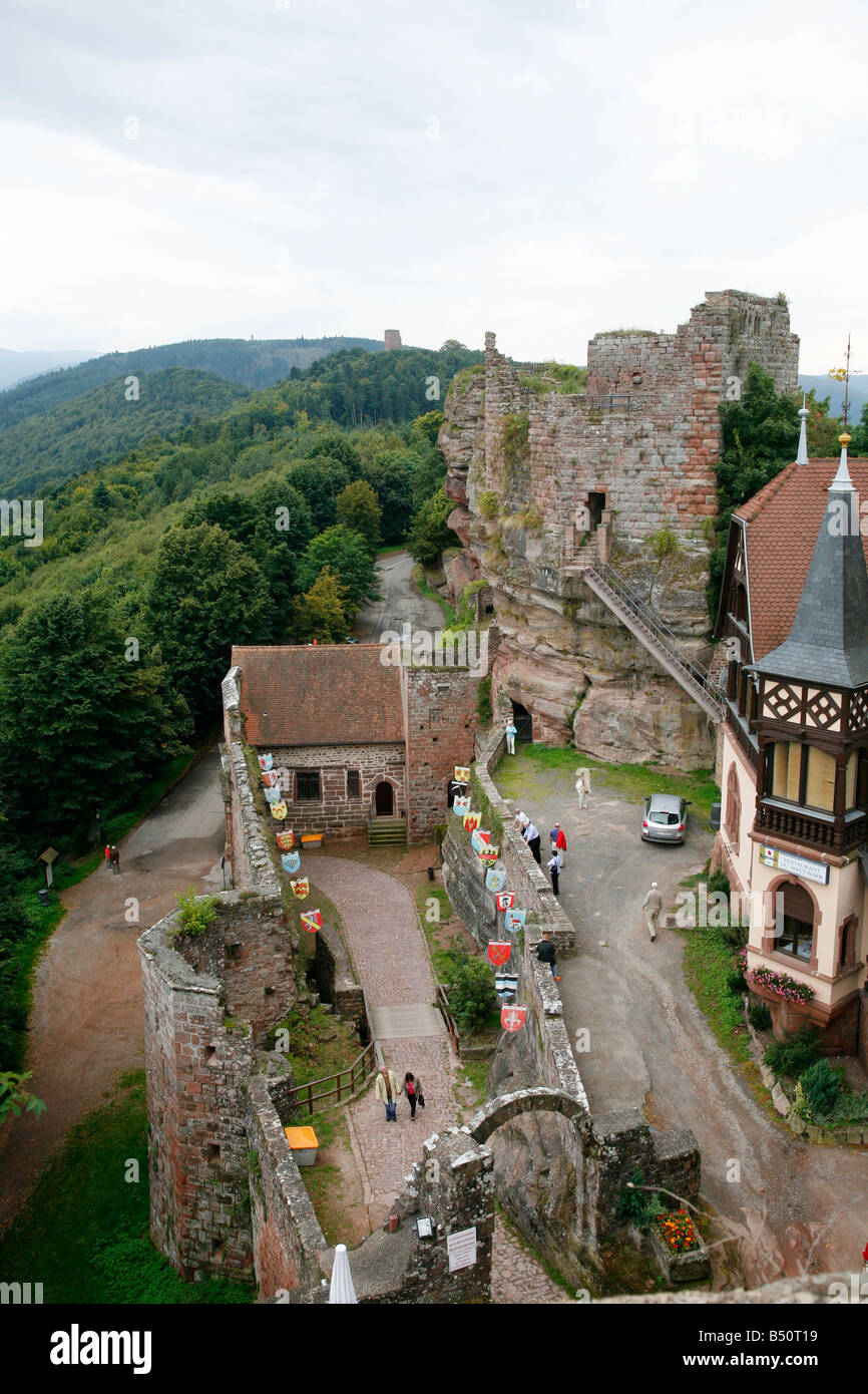 Sep 2008 Haut Barr Castle Saverne Alsace France Stock Photo