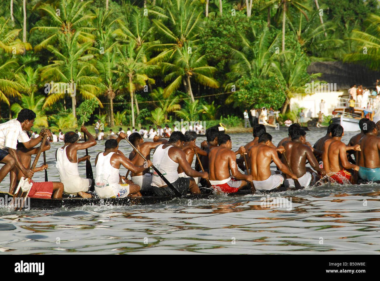 Boat race in kerala,India Stock Photo Alamy