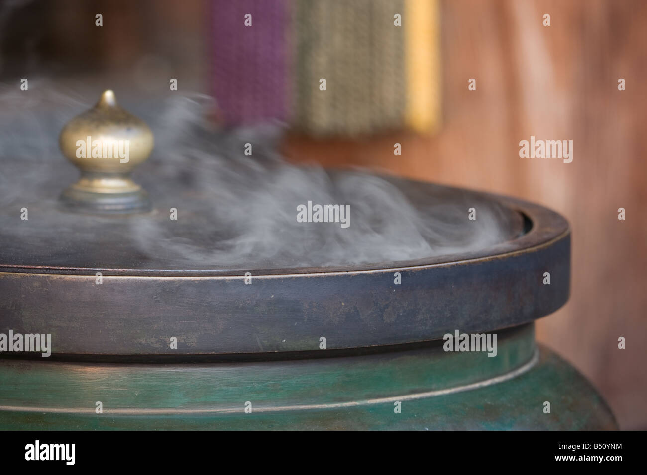 Incense burning at a japanese temple Stock Photo Alamy