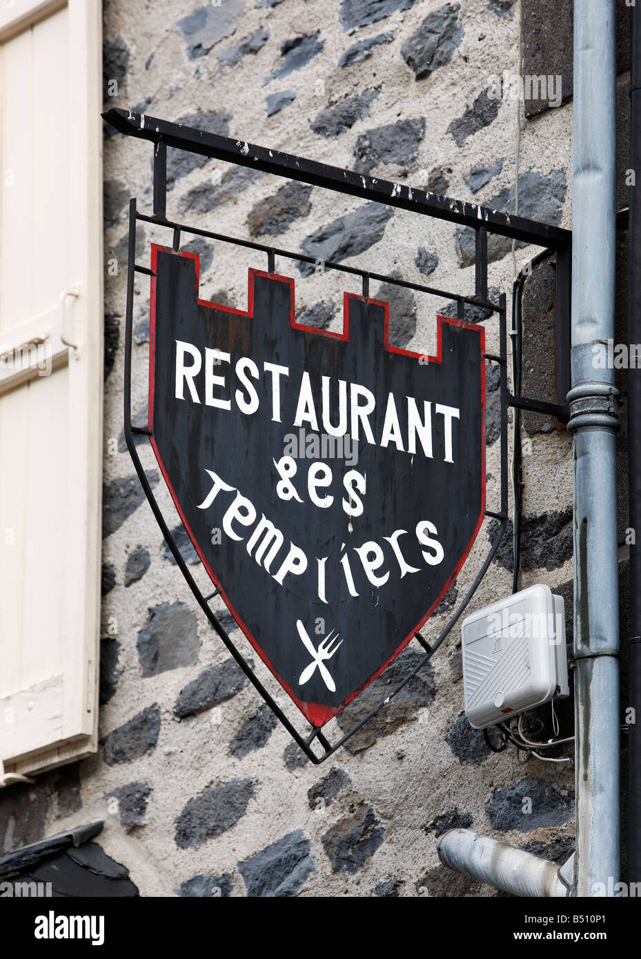 Sign at the entrance of a restaurant saying in French - Ouvert - meaning in  English - Open Stock Photo - Alamy