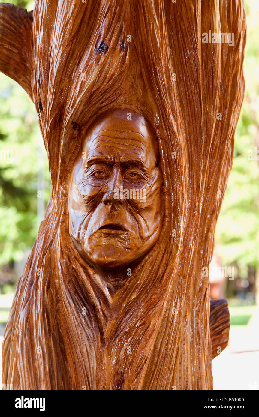 Chainsaw carving canada hi-res stock photography and images - Alamy
