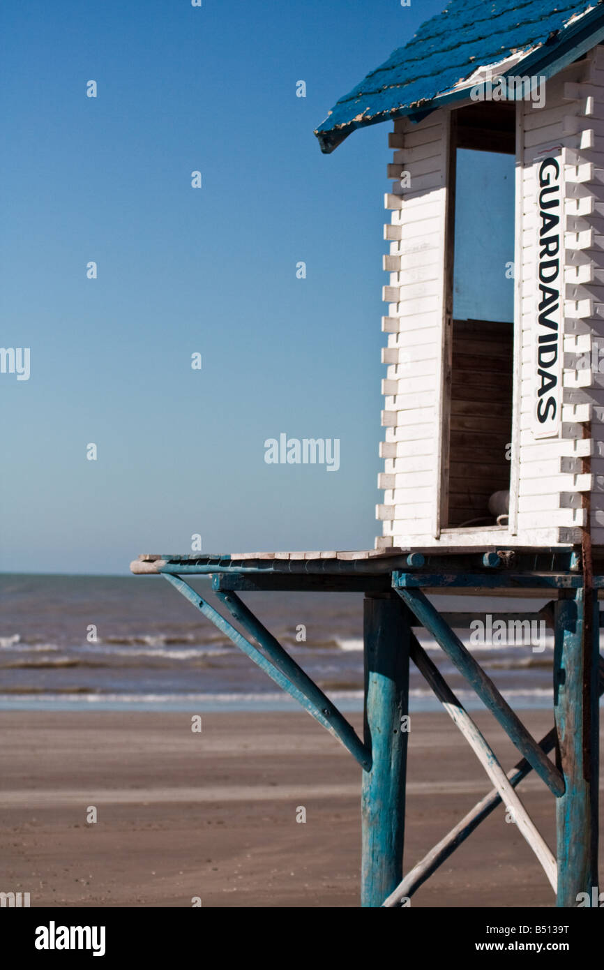 Lifeguard post viewpoint station at the beach Stock Photo