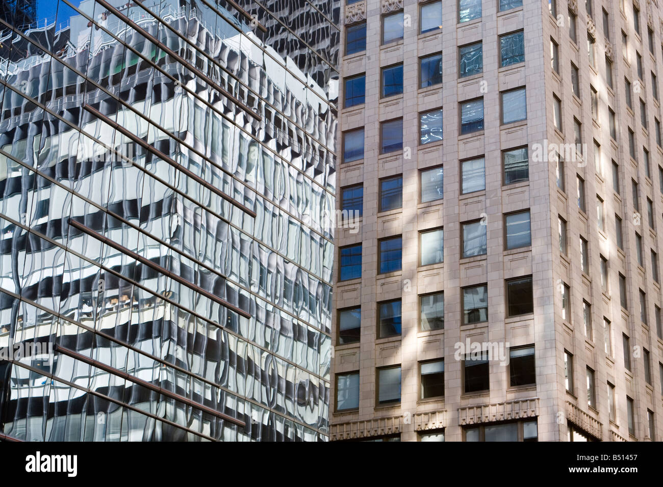 Building Facades in New York city Stock Photo
