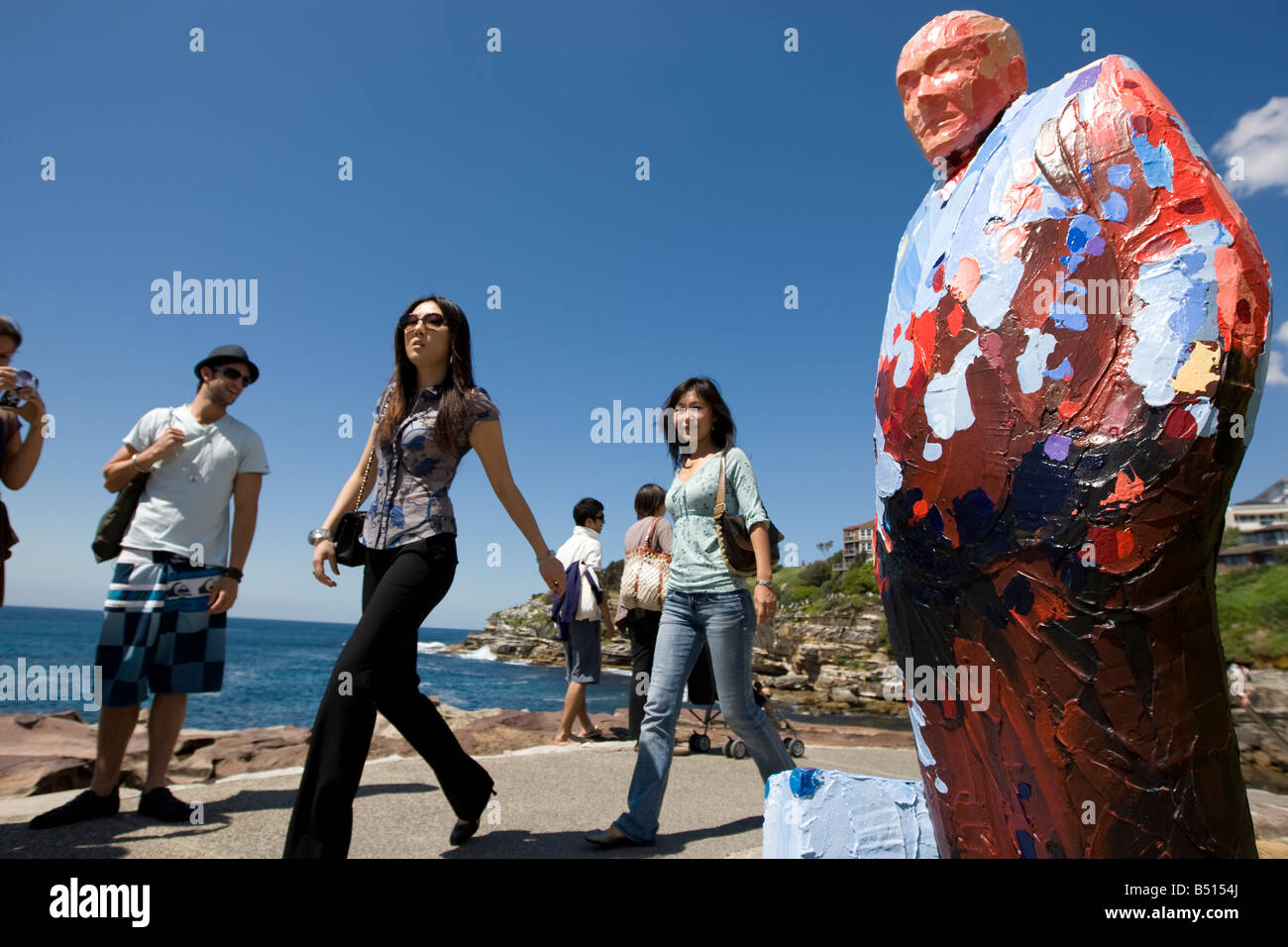 12th annual Sculpture By The Sea exhibition, Bondi to Tamarama beaches, Sydney, Australia, 2008. Stock Photo