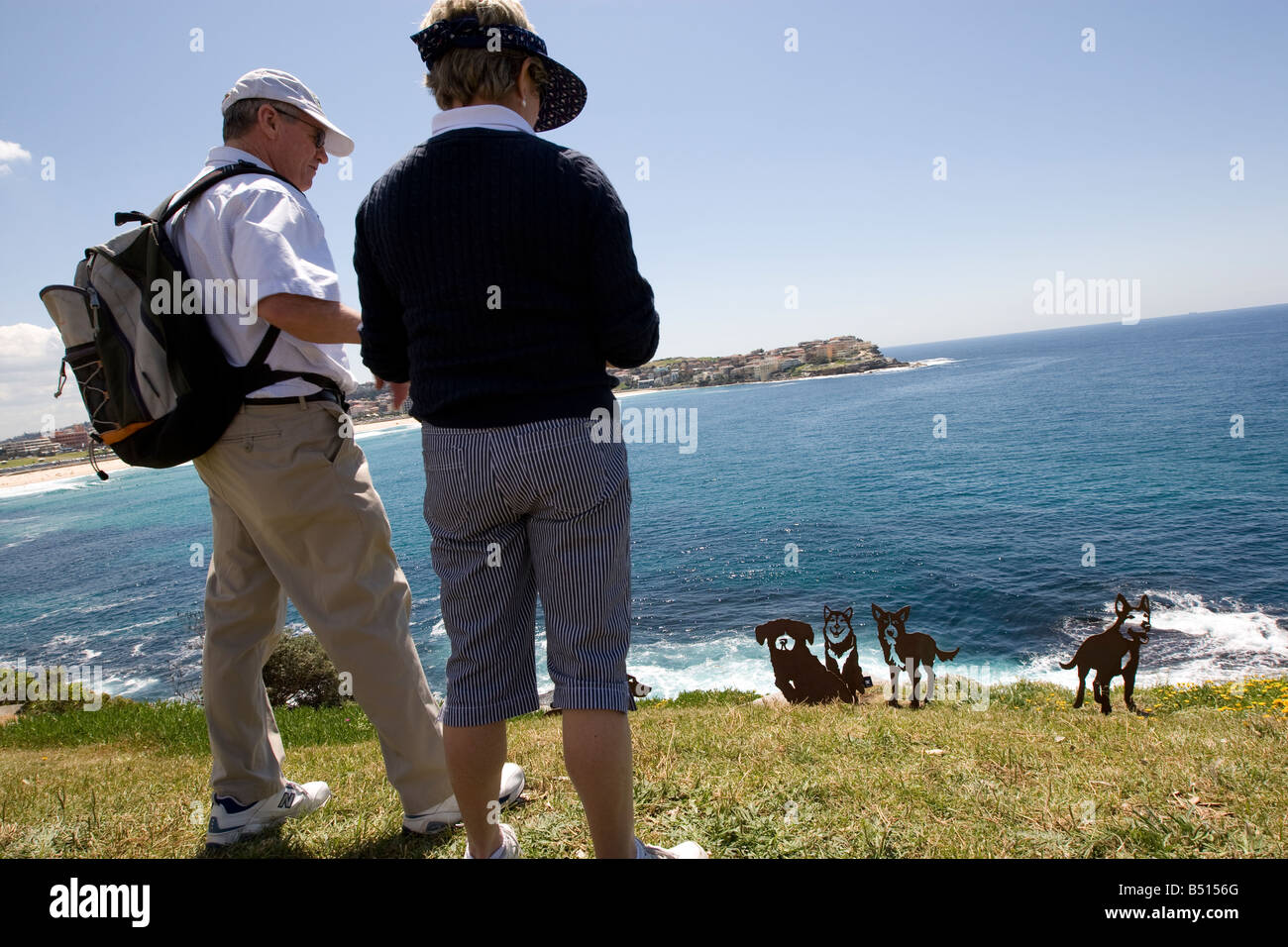 12th annual Sculpture By The Sea exhibition, Bondi to Tamarama beaches, Sydney, Australia, 2008. Stock Photo