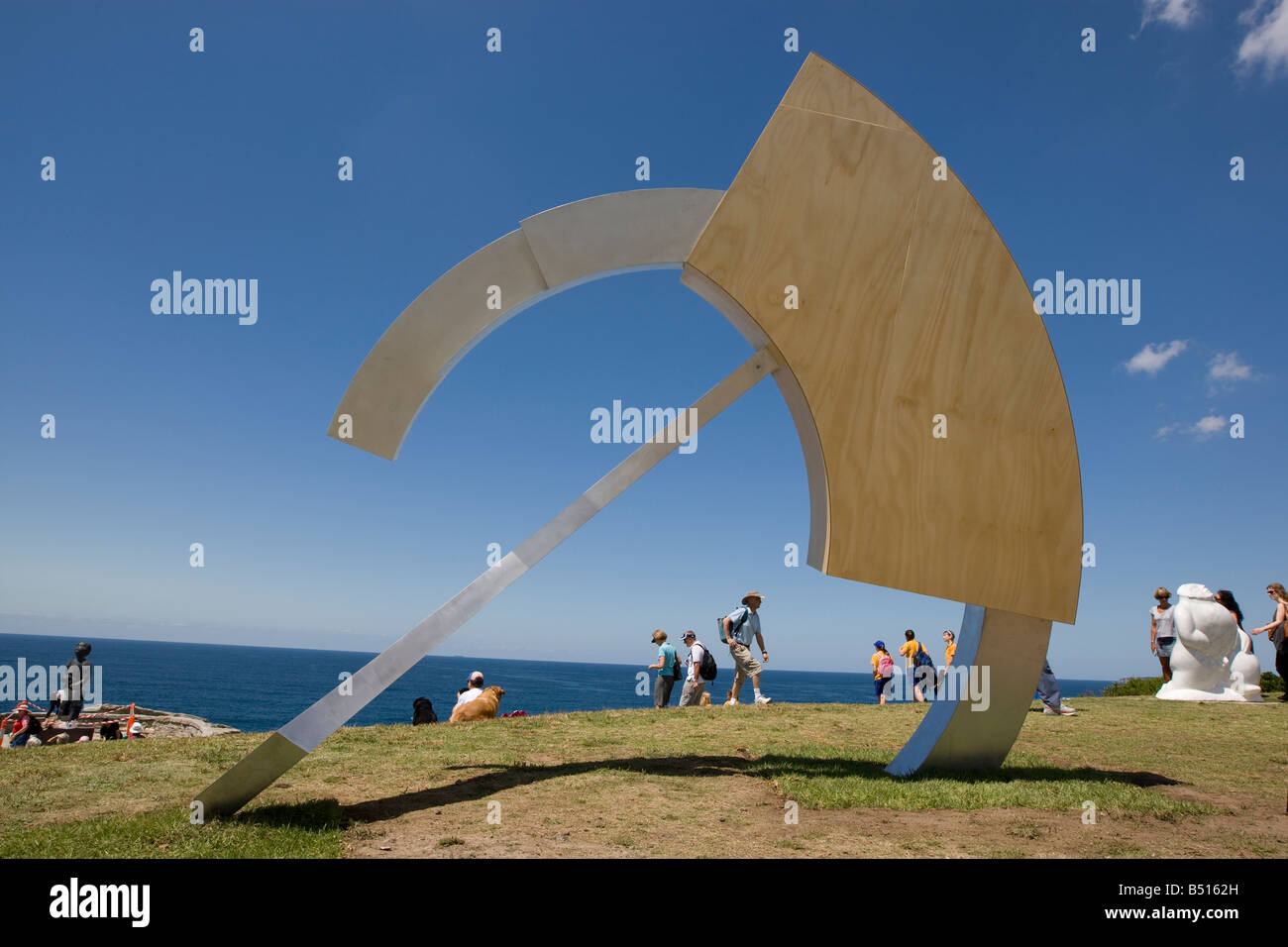 12th annual Sculpture By The Sea exhibition, Bondi to Tamarama beaches, Sydney, Australia, 2008. Stock Photo