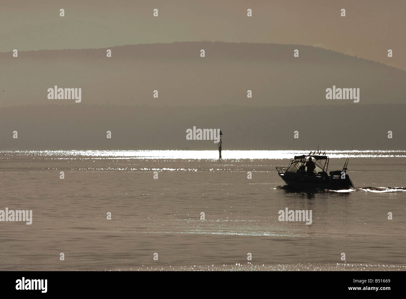 Recreational fishing boats heads out for the day Stock Photo Alamy