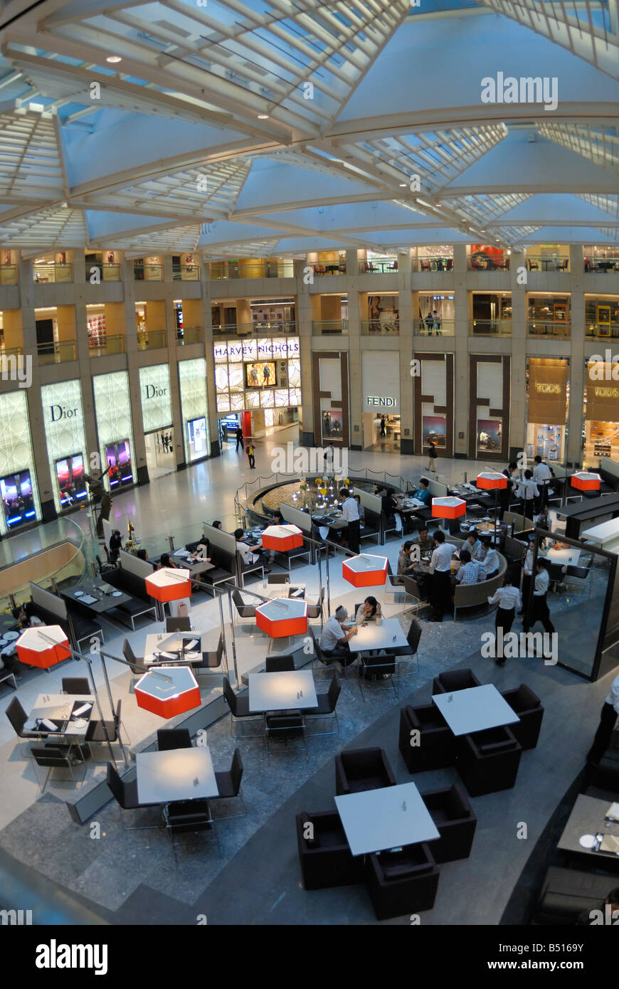 Landmark Shopping Mall, Hong Kong Stock Photo Alamy