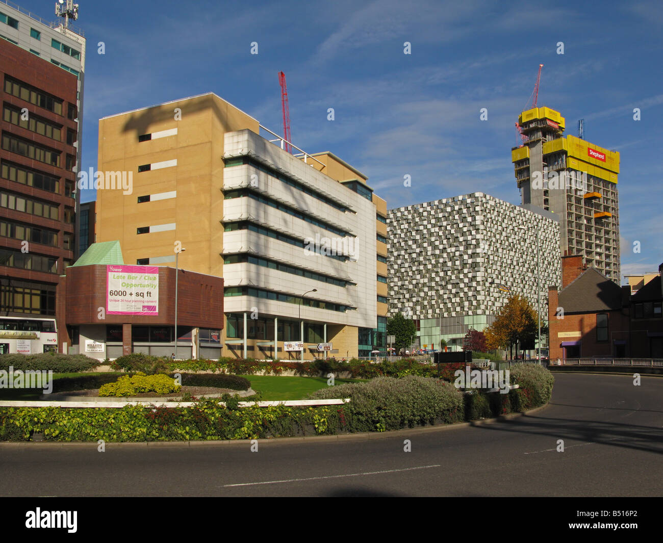 New Development Sheffield City Centre Stock Photo Alamy
